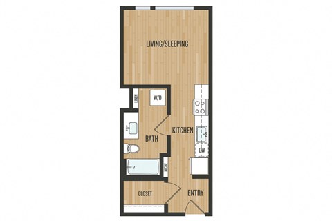 Studio S2 Floor Plan – Aura Burnside
